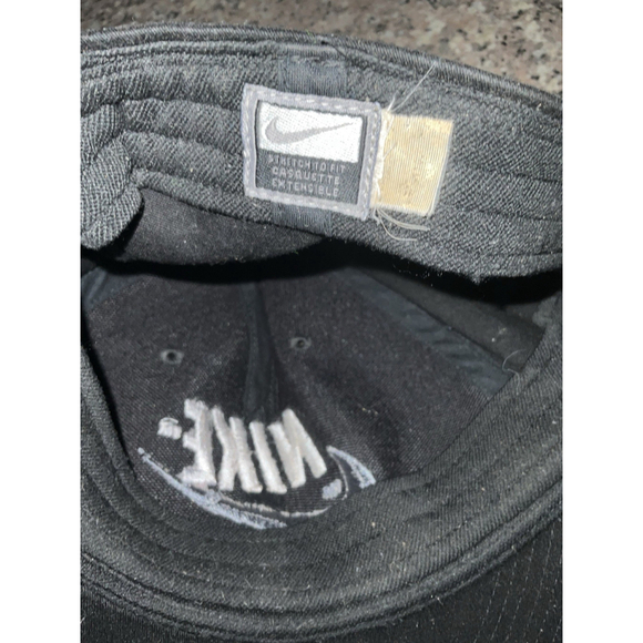 Vintage Nike Skull Embroidered Swoosh Fitted Hat One Size - Picture 6 of 7